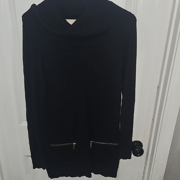Michael Kors Black Cowl Neck Sweater in Classic Knit - Picture 1 of 5